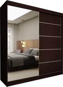 Szafa MIRELLA - Wenge / Bez szuflad / 200 cm