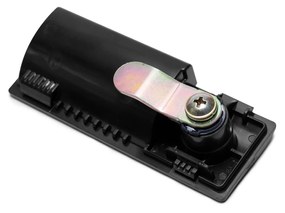 Zamek do szafy metalowej skrytkowej 110 x 41 mm, czarny