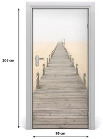 Naklejka fototapeta na drzwi Ścieżka na plaży