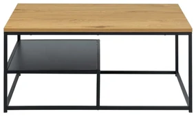 Stolik z blatem w dekorze dębu 60x90 cm Gila – Actona