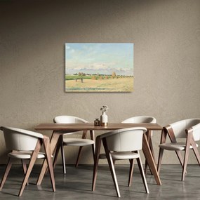 Obraz na szkle - Camille Pissarro, Landscape, Ile de France, reprodukcje (70x50 cm)