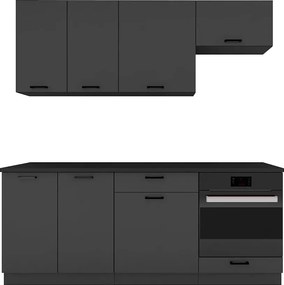 Komplet szafek kuchennych grafit H5-W07