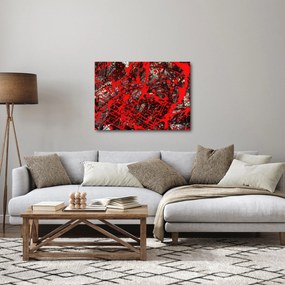 Obraz - Ekspresyjna abstrakcja (70x50 cm)