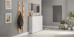 Kremowa szafka w dekorze dębu 138x105x25 cm Libbiano – Germania