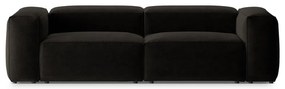 Czarna sofa 264 cm Bergamo – Cosmopolitan Design
