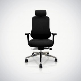 Ergonomiczny fotel biurowy czarny AXIS