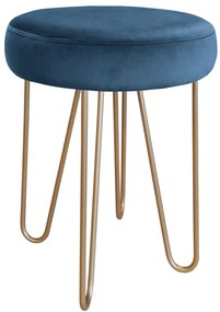 Taboret Venus HAIRPIN noga złota MG33