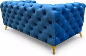 Elegancka sofa Moet z głębokim pikowaniem i stylowymi nóżkami