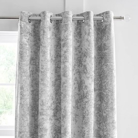 Szare zasłony zestaw 2 szt. 168x137 cm Crushed Velvet – Catherine Lansfield