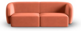 Różowa aksamitna sofa 188 cm Paolo – Milo Casa