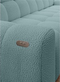 Narożnik COCOON S w układzie L z elektryczną regulacją siedziska Prawostronny w tkaninie JAGUAR 16