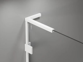 Mexen Lunar L ścianka prysznicowa Walk-in prawa 120 x 200 cm, transparent 8 mm, biała - 830L-120-000-20-00-P