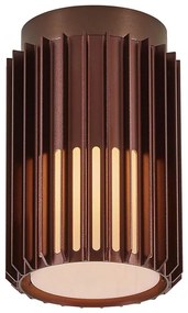Nordlux - Plafon zewnętrzny ALUDRA 1xE27/15W/230V brązowy