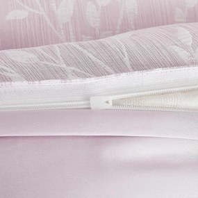 Pościel żakardowa Boston różowy, 140 x 200 cm, 70 x 90 cm