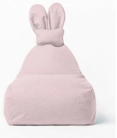 Jasnoróżowy dziecięcy worek do siedzenia Funny Bunny – The Brooklyn Kids