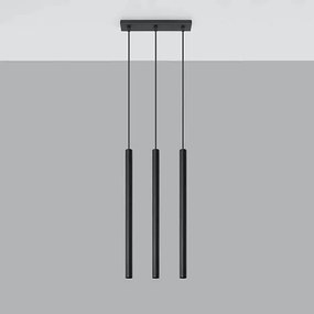 Lampa wisząca PASTELO 3 czarna