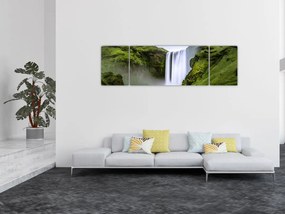 Obraz wodospadów (170x50 cm)