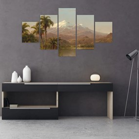 Obraz - Frederic Edwin Church, Tamaca Palms, reprodukcje (125x70 cm)