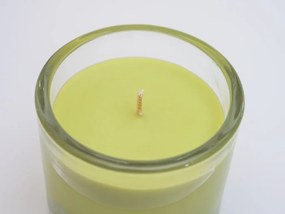 Świeca w szkle MINNESOTA LIGHT GREEN 9 cm jasna zieleń