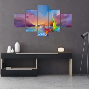 Obraz - Zachód słońca (125x70 cm)