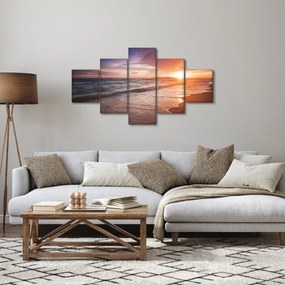 Obraz - Zachód słońca w Tajlandii (125x70 cm)