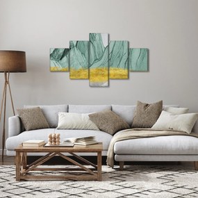 Obraz - Emerald Mountains N⁰1 (125x70 cm)