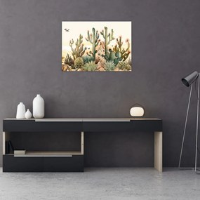 Obraz - Pustynia, akwarela (70x50 cm)