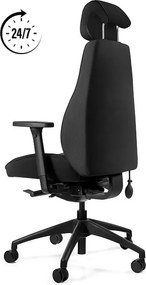Ergonomiczny fotel biurowy Ice 24/7, zgodny z normą BHP