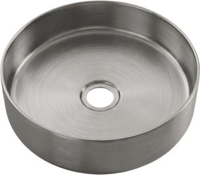 Essenox okrągła umywalka nablatowa 37.5 cm ze stali nierdzewnej - Essebagno
