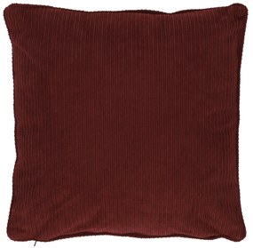 Poduszka dekoracyjna sztruksowa z lamówką, 40 x 40 cm