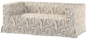 Pokrowiec na sofę Klippan 2-osobową długi z kontrafałdami