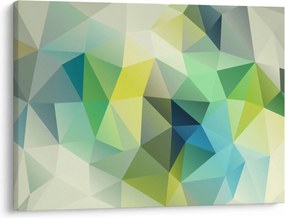 Obraz abstrakcji geometrycznej (70x50 cm)