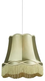 Retro lampa wisząca zielona 45 cm - Granny