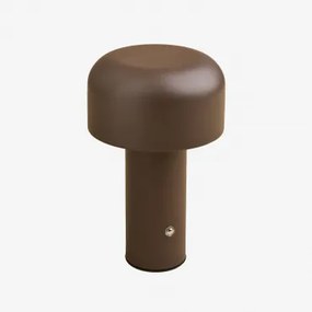 Bezprzewodowa Lampa Stołowa Led Do Użytku Zewnętrznego Z Żelaza Loentia Chocolate - Sklum
