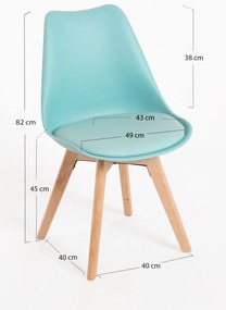 Zestaw 4 krzese Synk Basic