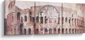 Obraz - Vintage pocztówka miasta N⁰2 (z zegarem) (90x30 cm)