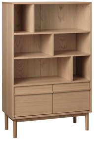 Regał w dekorze dębu 140x90 cm Ponza – Unique Furniture