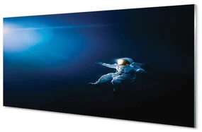 Obraz na szkle Kosmos astronauta