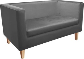 Sofa Monaco : Kolor nogi - Drewno, Kolor tkaniny - VELVET - BL14, Typ tkaniny - Velvet, Wysokość nogi - 20 cm