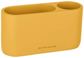 Musztardowy kubek na szczoteczki do zębów z żywicy polimerowej Tom Tailor T-Color Bath – Wenko