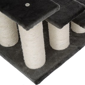 PawHut Drapak Schodki dla Kota Wygodne i Stabilne Szare 45x35x34cm | Aosom PL