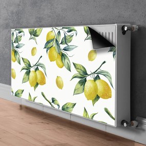 Maskownica dekoracyjna grzejnika Żółte cytryny