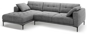 Szary narożnik (lewostronny/z szezlongiem) Bemy – Micadoni