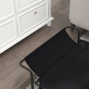 PawHut Legowisko dla psa, podniesione, pokrycie z siatki, stalowa rama, 91 x 69 x 29 cm, Czarny