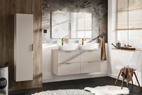 Beżowy blat łazienkowy 60 cm - Edar 5X