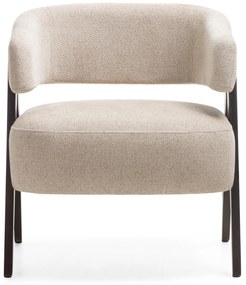 Beżowy designerski fotel MIZU