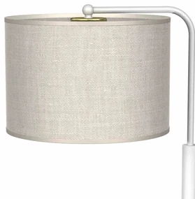 Lampa gabinetowa, biała, pojedyncza, na biurko LINO BIEL / LEN 1xE27