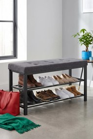 Industrialna szafka na buty z tapicerowanym siedziskeim R4-B30