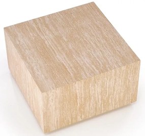 Nowoczesna kwadratowa ława kawowa trawertyn R8-Z84