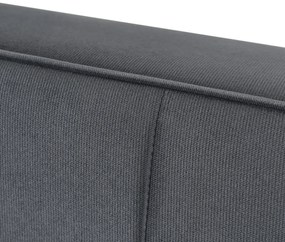 Sofa z Funkcją Spania ALUNA Rozkładana Wersalka Dwuosobowa Szara Nowoczesna do Salonu